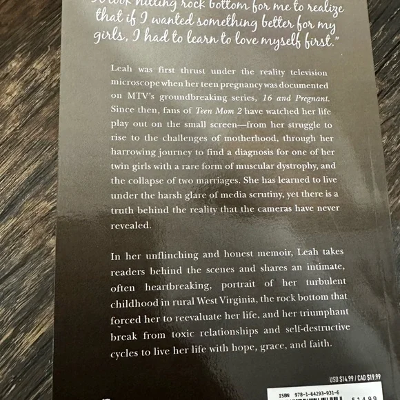 Hope, Grace & Faith Book by Leah Messer - Picture 3 of 3